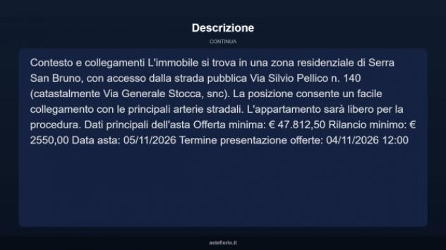Immobile in asta di 95 m² in vendita a Serra San Bruno - Foto 11
