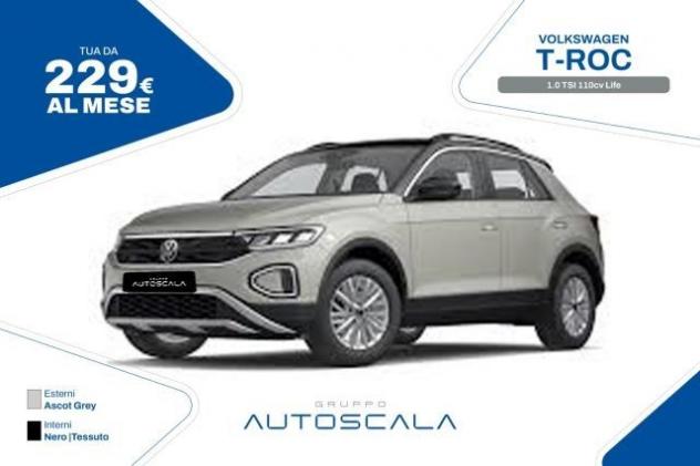 VOLKSWAGEN T-Roc 1.0 TSI 110cv Life rif. 21839579