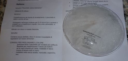 Istant Heat Pack (Pacchetto calore istantaneo)
