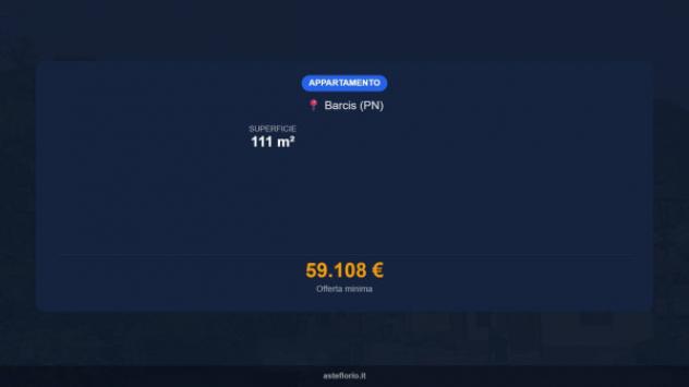 Immobile in asta di 111 m², box auto in vendita a Barcis - Foto 15