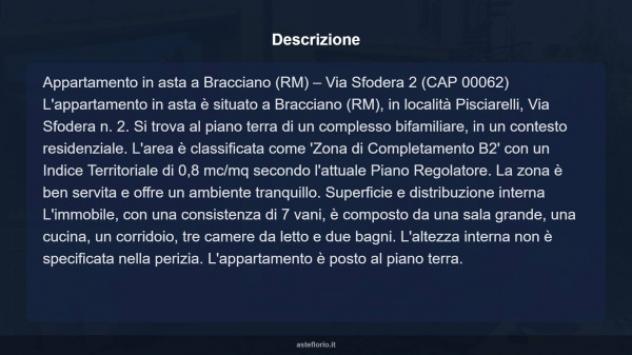 Immobile in asta di 130 m² con più di 5 locali in vendita a Bracciano - Foto 15