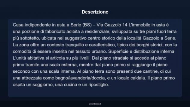 Immobile in asta di 120 m² in vendita a Serle - Foto 5