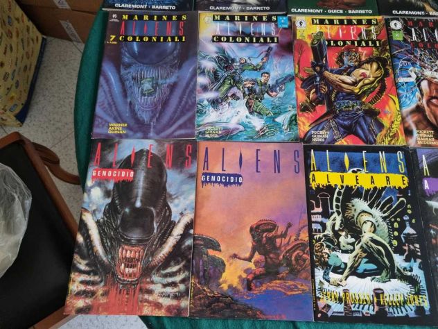 Fumetti: Aliens e Predator (miniserie complete - 17 albi) + cards - Foto 2