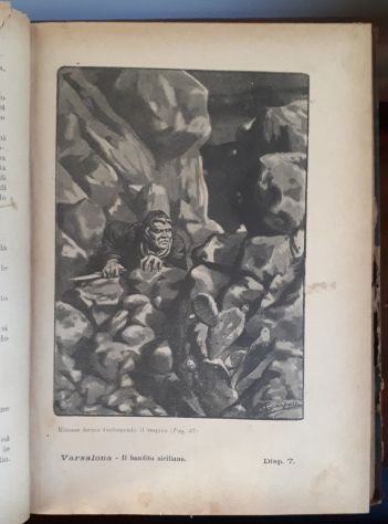 Varsalona IL BANDITO SCILIANO, ENRICO MISERENDINO MORELLI, G. Nerbini 1905. - Foto 3