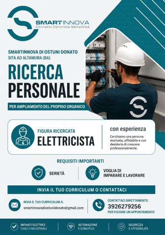 ELETTRICISTA CON ESPERIENZA