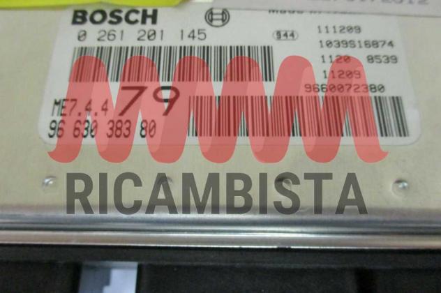 0261201145 9663038380 Peugeot centralina motore Bosch - Foto 2