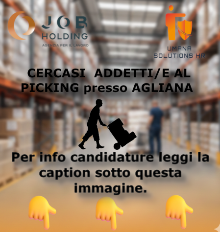 ADDETTI/E AL PICKING