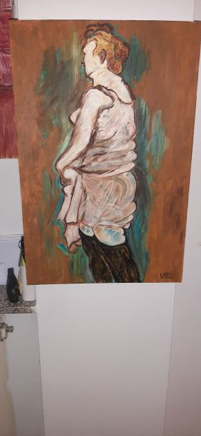 vendo quadri in olio su tela mie riprod.opere di Modigliani,Manet,Morisot,,altri - Foto 6