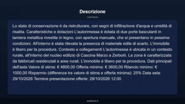 Immobile in asta di 35 m² in vendita a Zerbolò - Foto 10