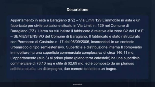 Immobile in asta di 78 m² in vendita a Baragiano - Foto 12