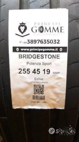 2 gomme 255 45 19 bridgestone a647 - Foto 2
