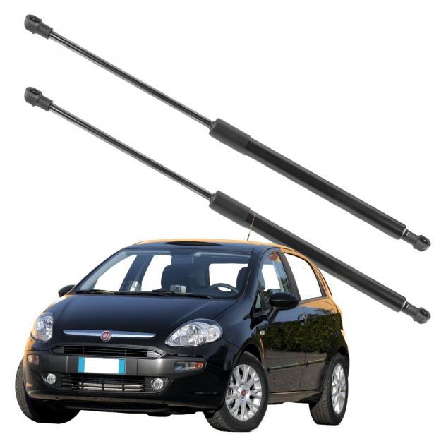 2 Ammortizzatori Pneumatico Cofano Bagagli per Fiat Punto Evo