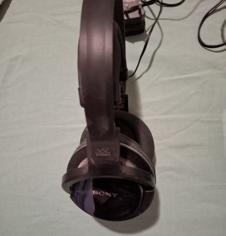 Cuffie wireless Sony RF TMR-RF855R con base di ricarica trasmettitore caricabatt - Foto 2