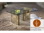 Mobili Rustici Brindisi In Legno Vecchio  Tavolino Legno Vetro