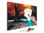 Quadro Fai Da Te 60x40 Cm. Alberi N.5 Arredalacasa Spedizione Gratis