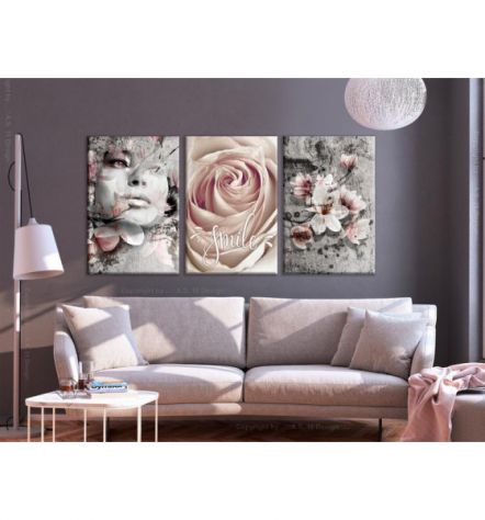 Quadro Ragazza Con I Fiori - ARREDALACASA - Foto 2