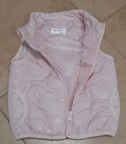 giubbino gilet senza maniche Prenatal neonata 3-6 mesi rosa - Foto 4