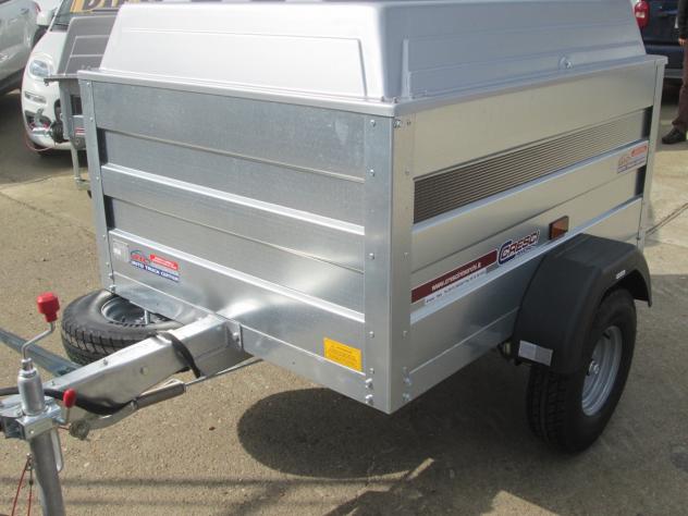 Rimorchio Cresci H4 750/600 Kg cm142x111x80H con freni - Foto 7