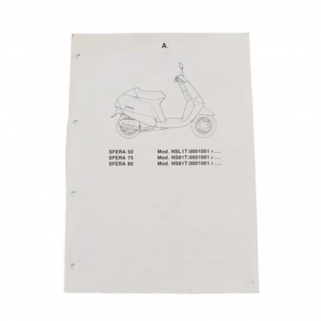 Catalogo parti di ricambio Piaggio Sfera 50 75 80