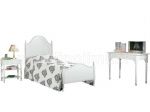 Letto Singola Piazza - Bianco Opaco - Nuovo