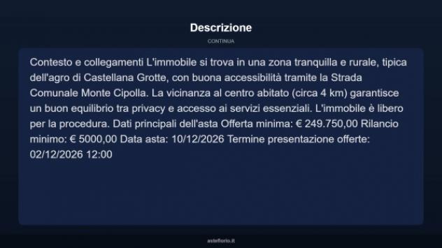 Immobile in asta di 3319 m² in vendita a Castellana Grotte - Foto 12