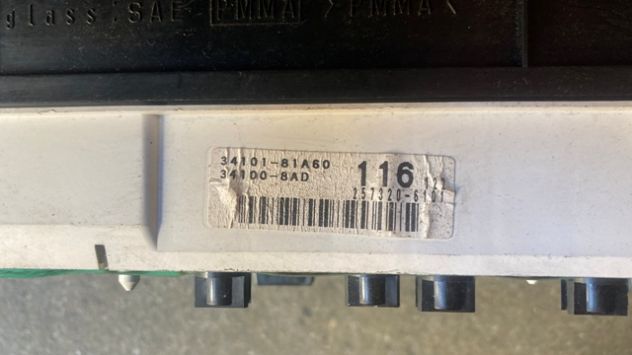 Quadro strumenti Suzuki Jimny 1.3 benzina del 2004 (34101-81A60) - Foto 4