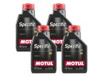 4 Litri MOTUL SPECIFIC 0101 10W50 Olio Motore Sintetico per Abarth 1.4 TJet