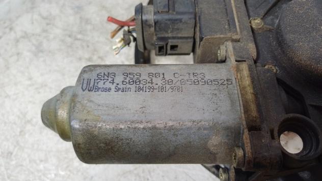 MECCANISMO ALZAVETRO ANT. SX VOLKSWAGEN Polo 3° Serie 6N4837461 AMF (9401) - Foto 6