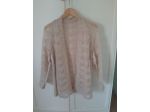 CARDIGAN IN LANA DONNA CON TRAFORI