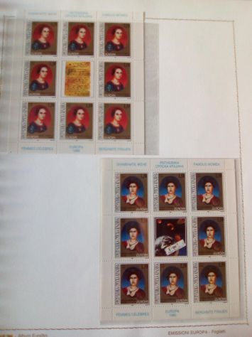 Bosnia-Serba Europa Cept foglietti 1996-2003