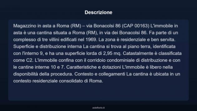 Immobile in asta di 2 m² in vendita a Roma - Foto 3