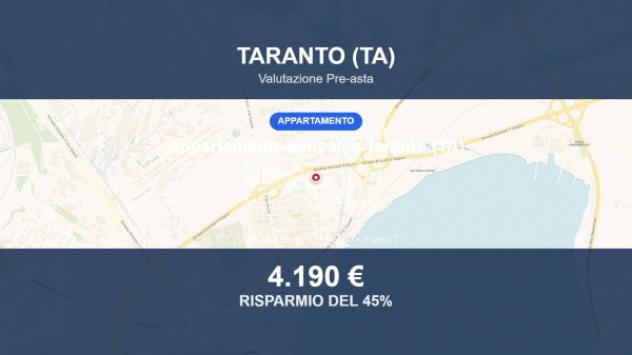 Immobile in asta di 79 m² con più di 5 locali e box auto in vendita a Taranto