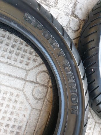 COPPIA PNEUMATICI CAGIVA Mito 1994 1995 1996 1997 1998 1999 - Foto 2