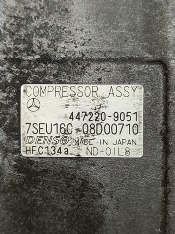 COMPRESSORE A/C MERCEDES Classe E Berlina W211 447220-9051 A0012300811 648961 diesel 3222 (0207) - Foto 4