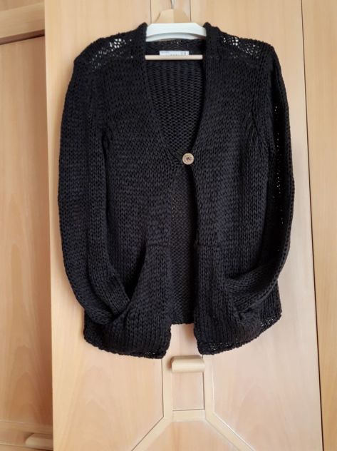 CARDIGAN CON CAPPUCCIO IN COTONE - Foto 7