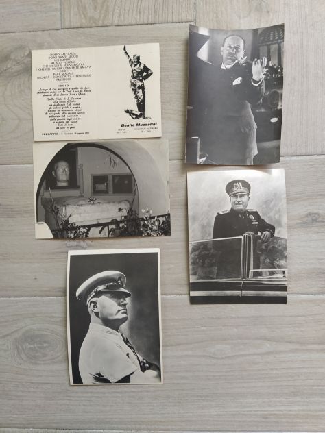 A77- CARTOLINE - benito mussolini