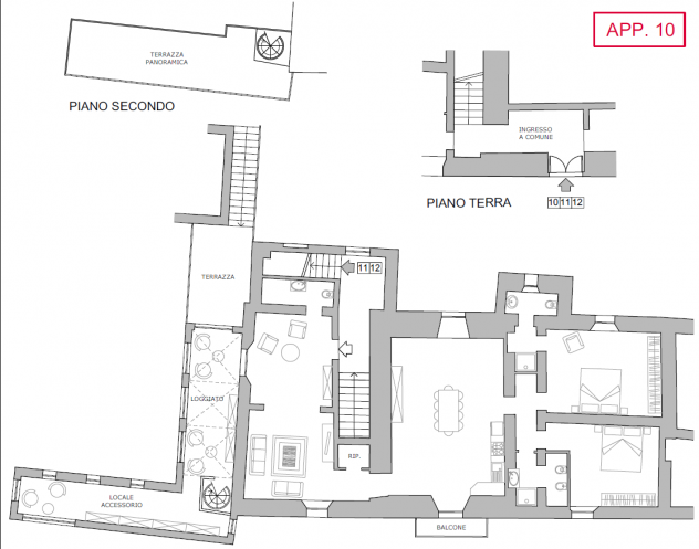 Appartamento in vendita a Pieve a Bozzone - Siena 186 mq Rif: 1390888 - Foto 4