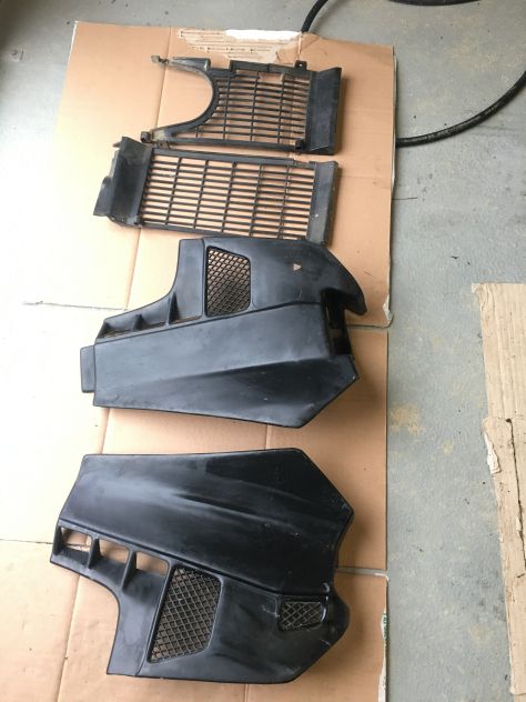 Convogliatori aria con griglie radiatore Moto Enduro MALAGUTI 125 YLC anno 1989 - Foto 2