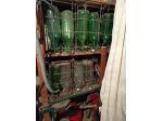 Bottiglioni in vetro verde o trasparente da 2 lt. con macchinetta di chiusura