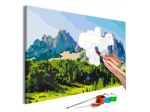 Quadro Fai Da Te 60x40 Cm. Montagne N.5 ARREDALACASA Spedizione Gratis