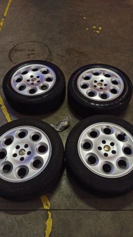 4 cerchi Alfa da 16" perfetti con pneumatici al 70% - Foto 2