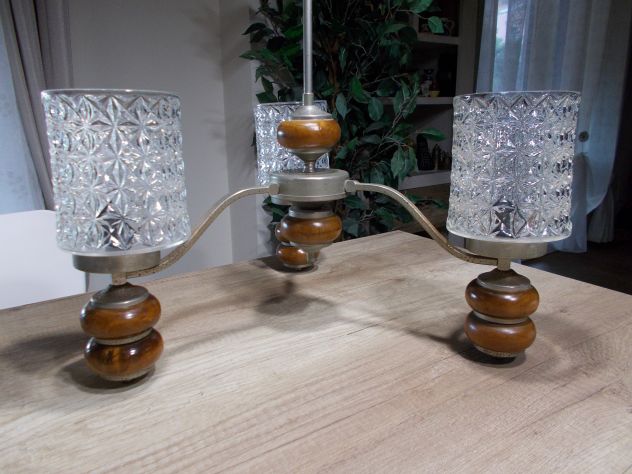 Lampadario a tre luci (Vintage) - Foto 2