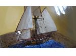 Modello Speedy Cutter nave in bottiglia