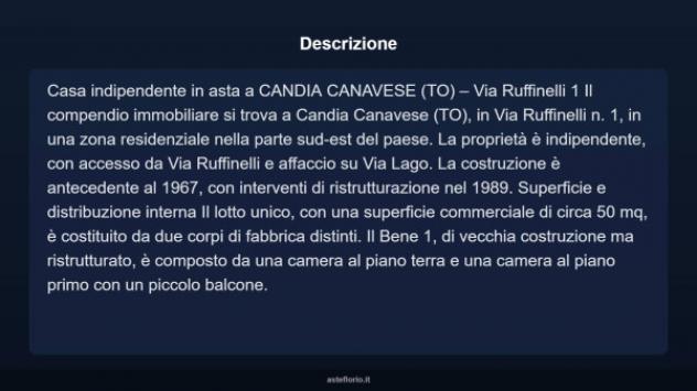 Immobile in asta di 50 m² in vendita a Candia Canavese - Foto 3