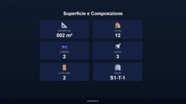 Immobile in asta di 502 m², box auto in vendita a Castelli Calepio - Foto 18