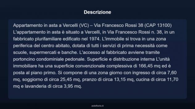Immobile in asta di 166 m² in vendita a Vercelli - Foto 7