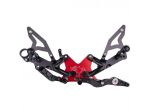 Pedane arretrate per Bmw S 1000 RR Spider leve snodate cover motore semimanubri