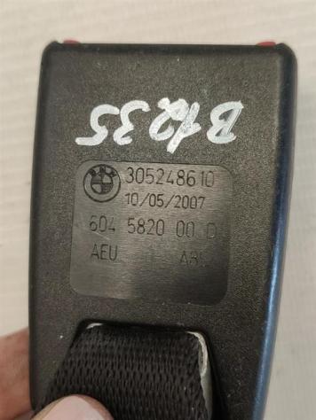 AGGANCIO CINTURA DI SICUREZZA POSTERIORE BMW Serie 3 E90 Berlina 6975364 305248610 (0508) - Foto 3