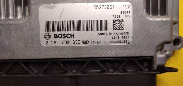 ECU Fiat 500L 1.6 JTD MP BOSCH 0281032339 EDC17C69 55280913 - Foto 7