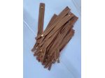 X82 Cerniere Lampo Zip metallo senza tiretto cm 22 Nocciola – Pz. 25